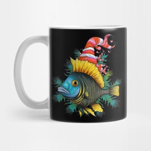 Angelfish Christmas Mug